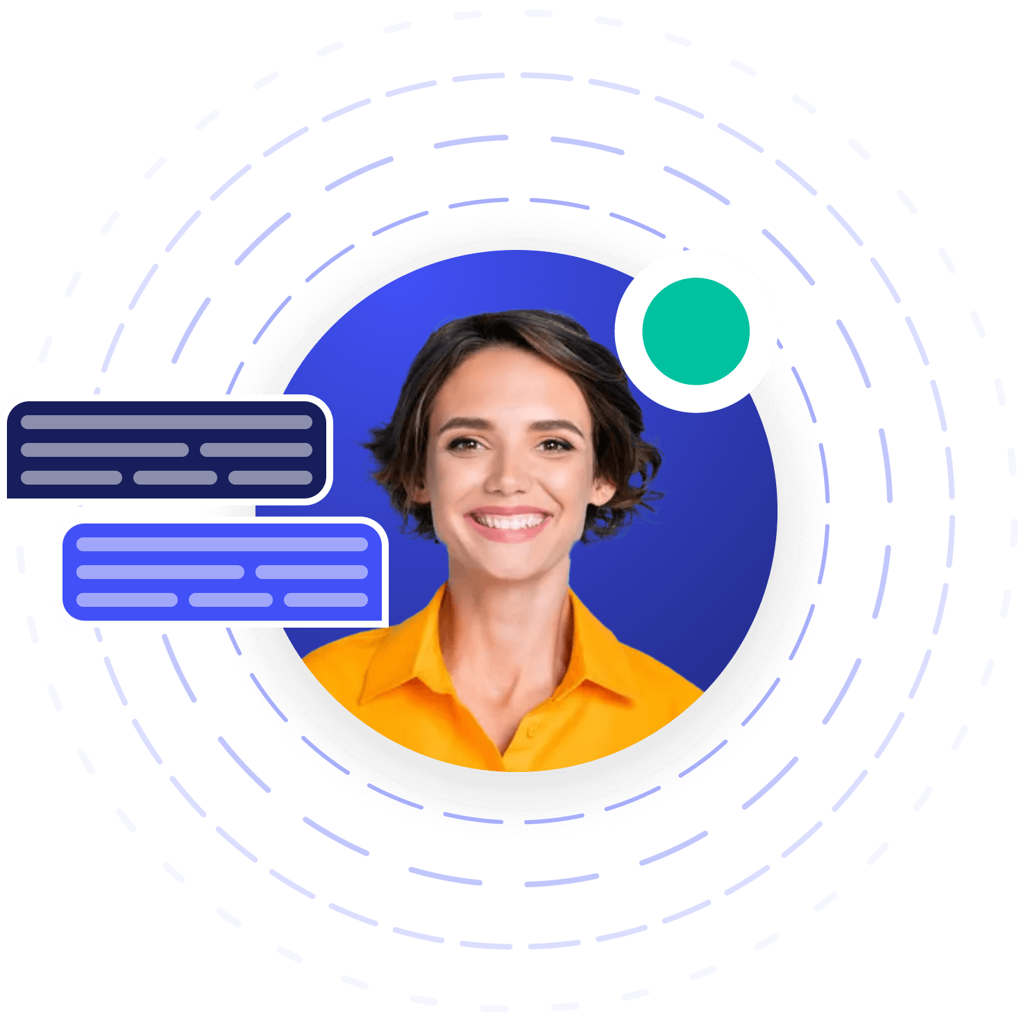 Illustration de l'application avec 3 téléphones